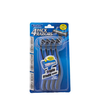 Razors Mens Triple Blade 4pk