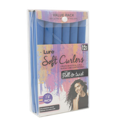 Lure Soft Curlers 18 Asst Colo