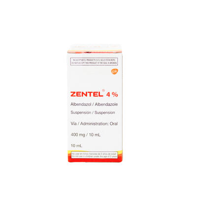 ZENTEL SUSPENSION 10ML