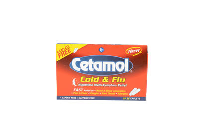 CETAMOL COLD&FLU NT 20'S