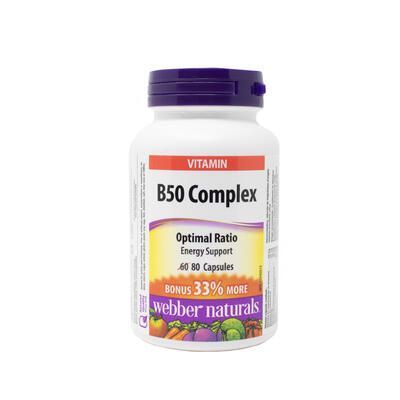 WEB-VIT B50 COMPLEX 80 CAPS