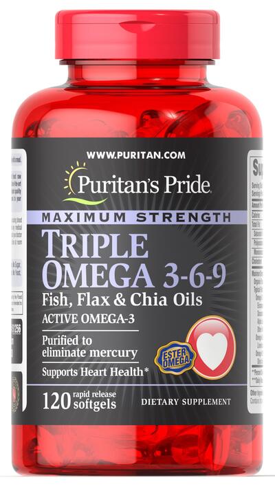 MAX STRENGTH T/OMEGA 3-6-9