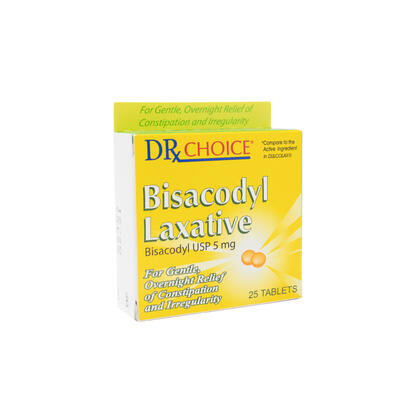 DR CHOICE BISACODY LAX 5MG 25