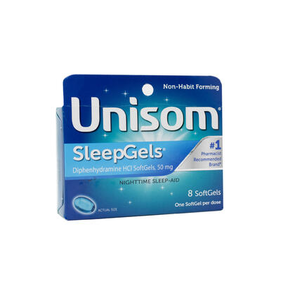 UNISOM SLEEP GELS 8'S