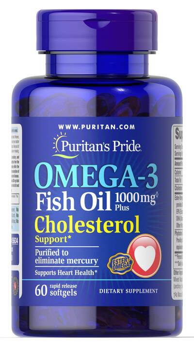 OMEGA-3 FISH OIL PLUS CHOL SUP