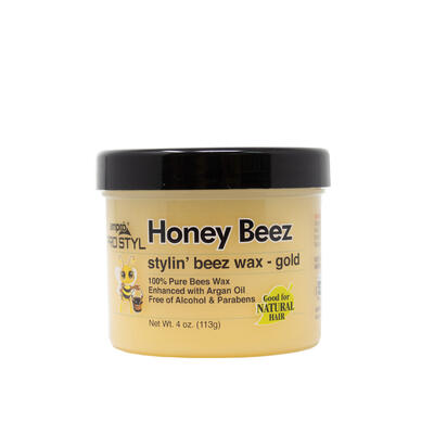 AMPRO HONEY BEES WAX 4OZ GOLD