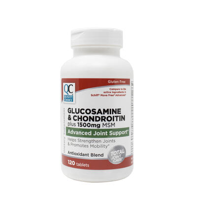 QC GLUCOSAMINE CHONDROTIN+1500