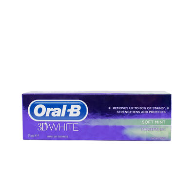 ORAL B 75ML TOOTHPASTE 3D WHITE SOFT