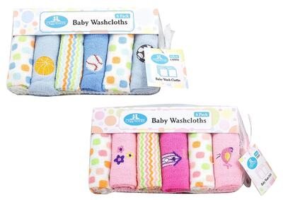 6PC WASHCLOTH SET