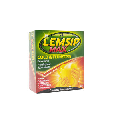 LEMSIP MAX LEMON COLD & FLU