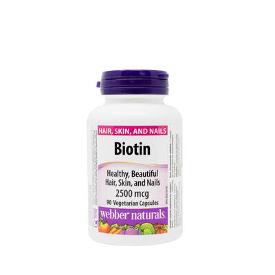 WEB-BIOTIN 2500 MCG VEG CAP