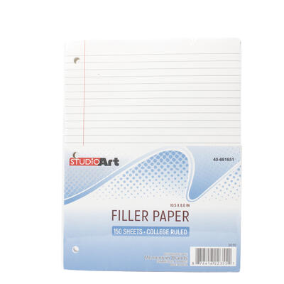 College Ruled Filler Paper 180