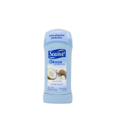 SUAVE ANTI PERSPIRANT SOLID  COCONUT KISS 2.6OZ