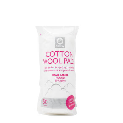 FITZ COTTON WOOL PADS RND