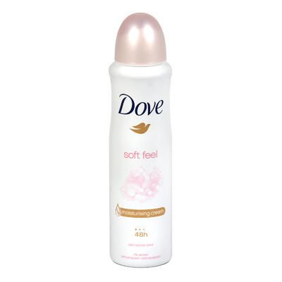 DOVE SPRAY 150ML SOFT FEEL