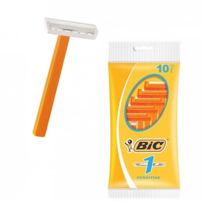 BIC DISP SHAVER SENS YELL 10PK